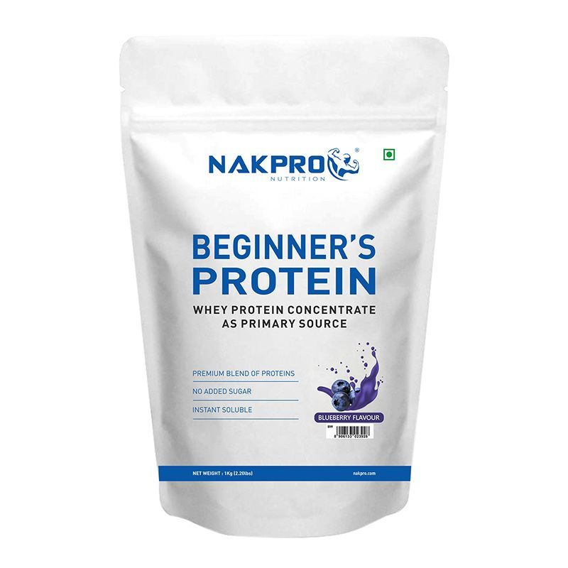 NAKPRO Beginner's Whey Protein Concentrate Supplement Powder